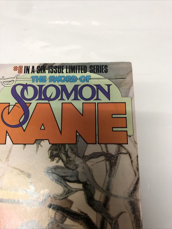 Solomon Kane (1985) # 6 (VF) Canadian Price Variant • CPV • Marvel • Macchio