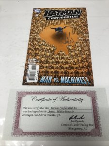 Batman Confidential # 6 (2007) Variant • DC Comics • Signed By Whilce Portacio