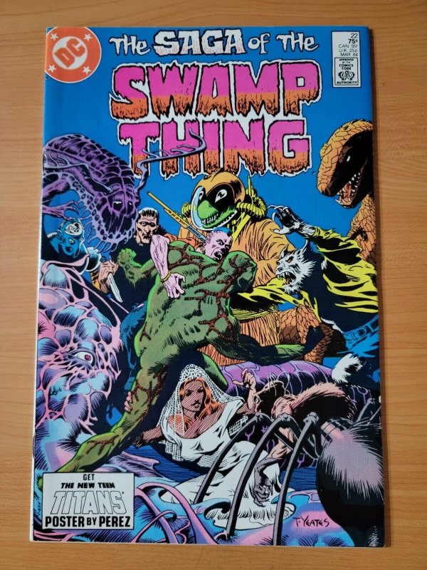 Saga of The Swamp Thing #22 Direct Market ~ NEAR MINT NM ~ 1984 DC Comics 
