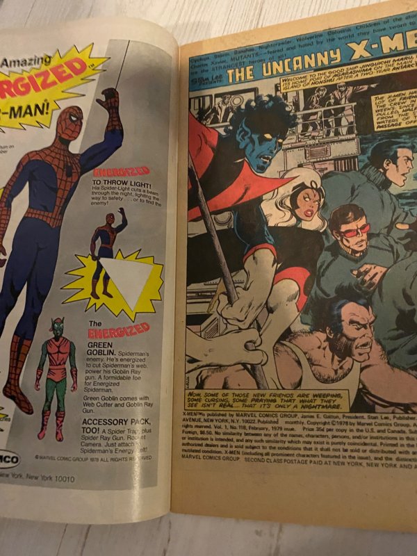 The X-Men #118 (1979)side by side with sunfire