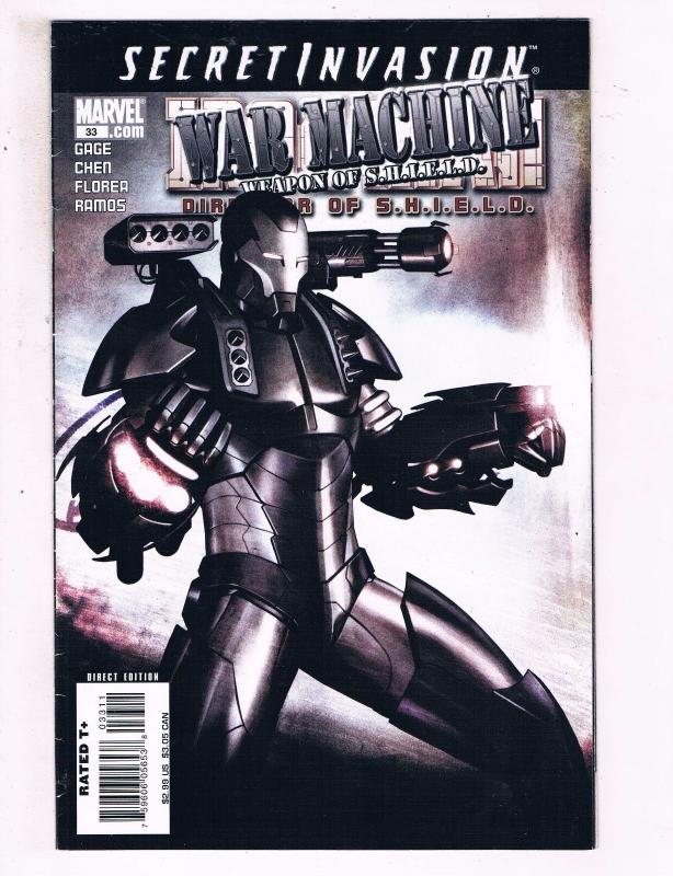 War Machine Weapon Of Shield 33 Vf Marvel Secret Invasion