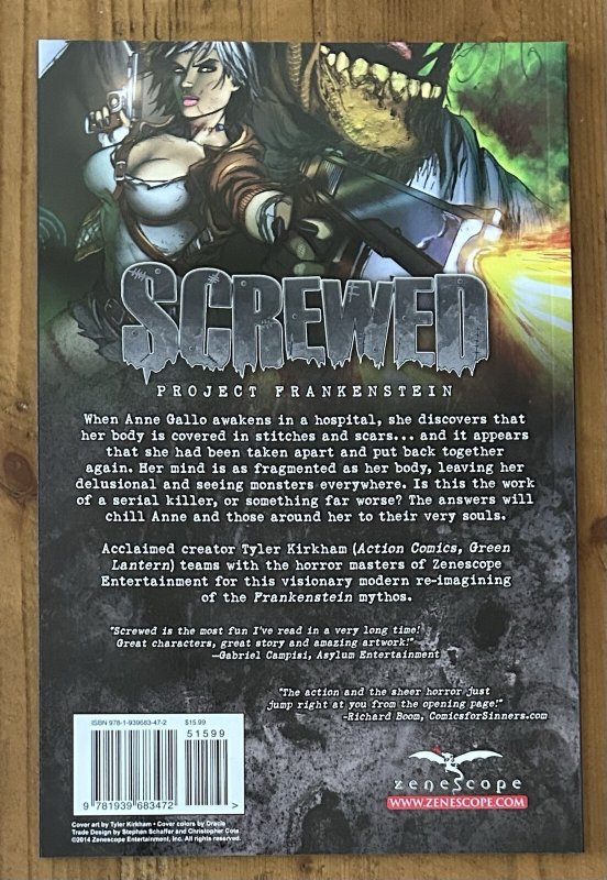 Screwed Project Frankenstein Zenescope TPB SC Brand New
