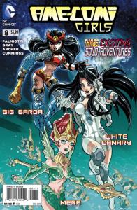 Big Barda and the Space Pirates; White Canary vs. Pinky Violence; Mera, Queen of the Sea
