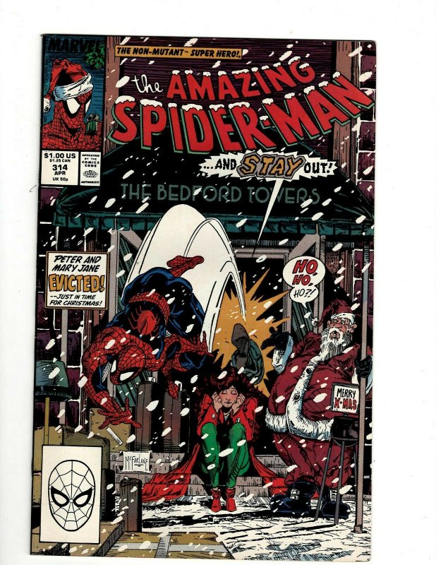 Amazing Spider-Man # 314 NM Marvel Comic Book Venom McFarlane Goblin Lizard OF2