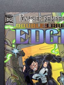 Double Edge: Alpha #1 (1995) Punisher/Rampage Chromium CVR - NM!