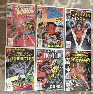 What If #12,13,14,15,16,17 1990 Series 2 Lot NM Juggernaut Captain Marvel Kraven