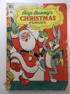 Bugs Bunny's Christmas Funnies #1 (1950) Amazing Comic! Fair Condition!