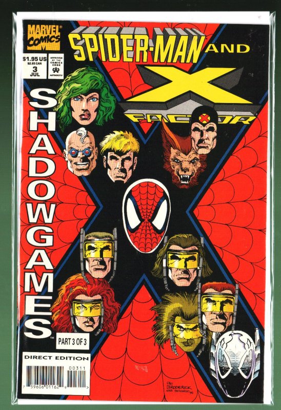 Spider-Man and X-Factor: Shadowgames #3 (1994)