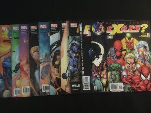 EXILES #12, 13, 16, 17, 18, 19, 21, 22, 26, 29-40 VF to VFNM Condition