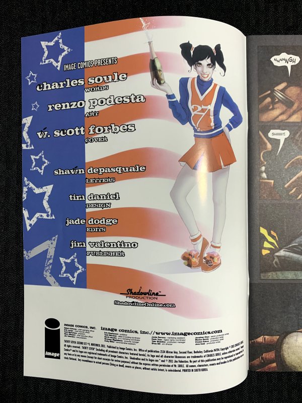 2012 TWENTY SEVEN Second Set #3 VF 8.0 1st Image / Shadowline Comics