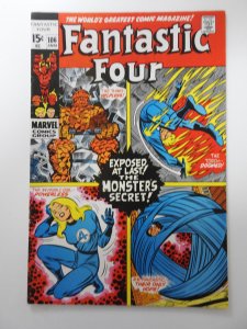Fantastic Four #106 (1971) Beautiful VF Condition!