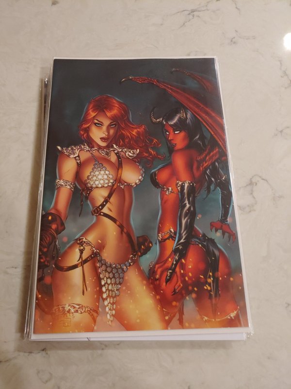 Red Sonja Age of Chaos #1 - Ebas Comic Connection Exclusive - Ltd to 500