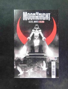 Moon Knight Black White and Blood #3B  Marvel Comics 2022 NM  Klein Variant