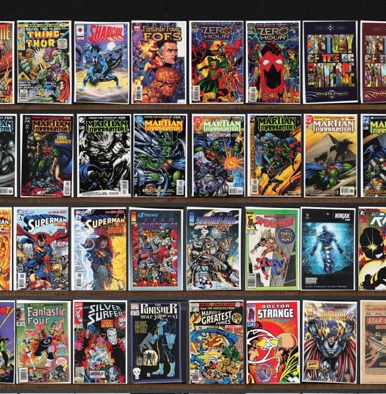 Huge Lot 150+ Comics with Martian Manhunter, The Strangers, Wrath & More!