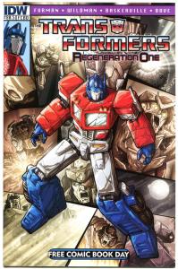 TRANSFORMERS REGENERATION ONE #80.5, NM, FCBD, 2012, more FCBD in store