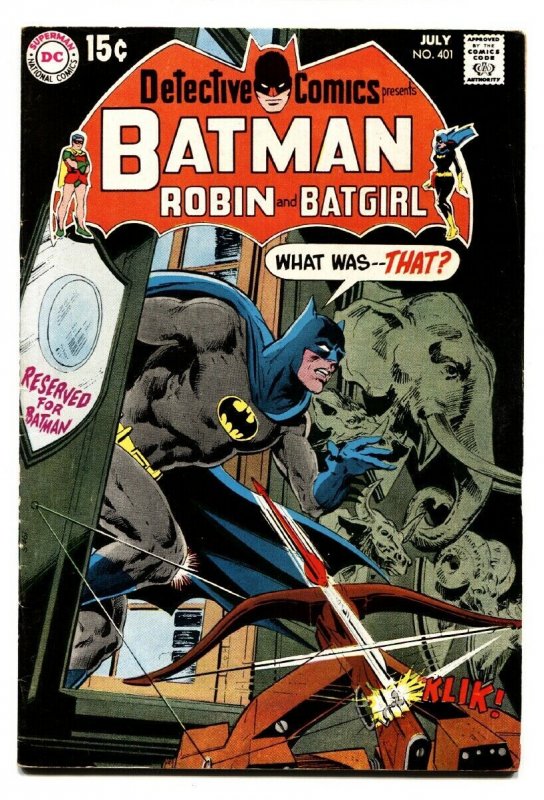 Detective #401 VG -Batgirl-DC COMIC BOOK