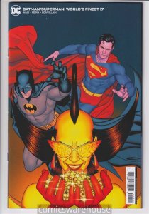 BATMAN SUPERMAN WORLDS FINEST (2022 DC) #17 VARIANT 1:25  NM X12636