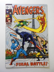 The Avengers #71 (1969) VG+ Condition 1st App of the Invaders! moisture stain