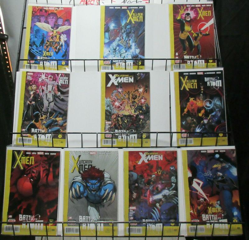 X-Men Battle of the Atom Chapters #1-10 (Marvel 2013) Clash OG5 VS Uncanny