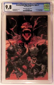 Amazing Spider-Man: Venom Inc. Alpha #1 (2018) CGC-9.8 Unknown Comics Virgin ed.