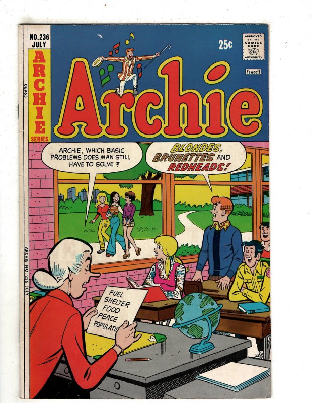 Archie #236 (1974) YY7