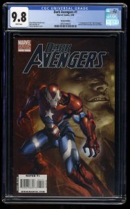 Dark Avengers #1 CGC NM/M 9.8 White Pages Djurdjevic Variant 1st Iron Patriot!