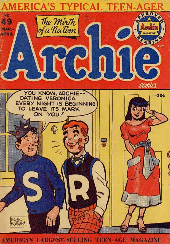 Archie #49 COVERLESS ; Archie | low grade comic