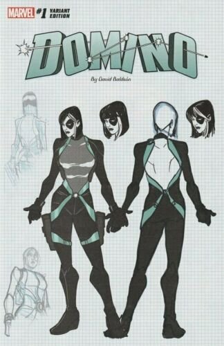 Domino #1 Sketch Variant Unknown Comics Exclusive | NM | Marvel Comics 2019 