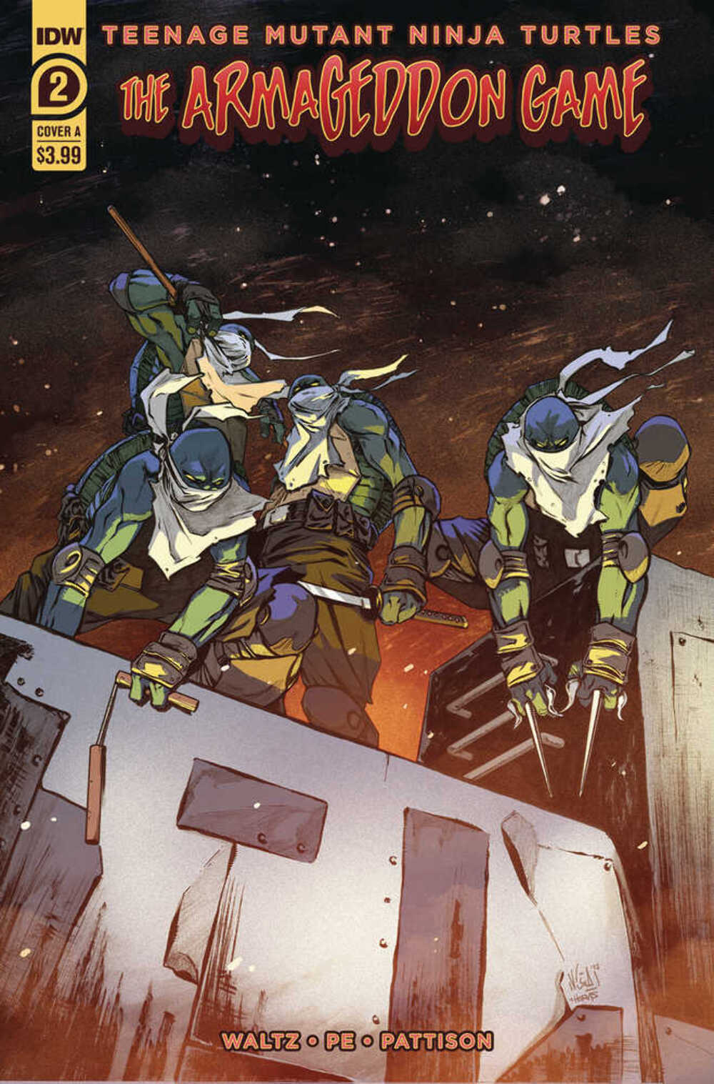 Teenage Mutant Ninja Turtles Armageddon Game 2 Cover A Federici Comic Books Modern Age 2164