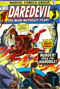 Daredevil #112 (with Marvel Value Stamp) VF ; Marvel | Black Widow - Mandrill