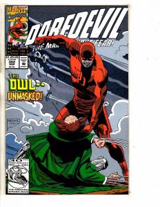 Lot Of 7 Daredevil Marvel Comic Books #309 300 302 303 304 305 308 Defenders RM3