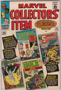 Marvel Collectors' Item #4 (Aug-66) VF/NM- High-Grade Fantastic Four, Mr. Fan...