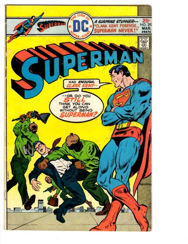 3 Superman DC Comic Books DC # 297 298 299 Lex Luthor Lois Lane Parasite BH20