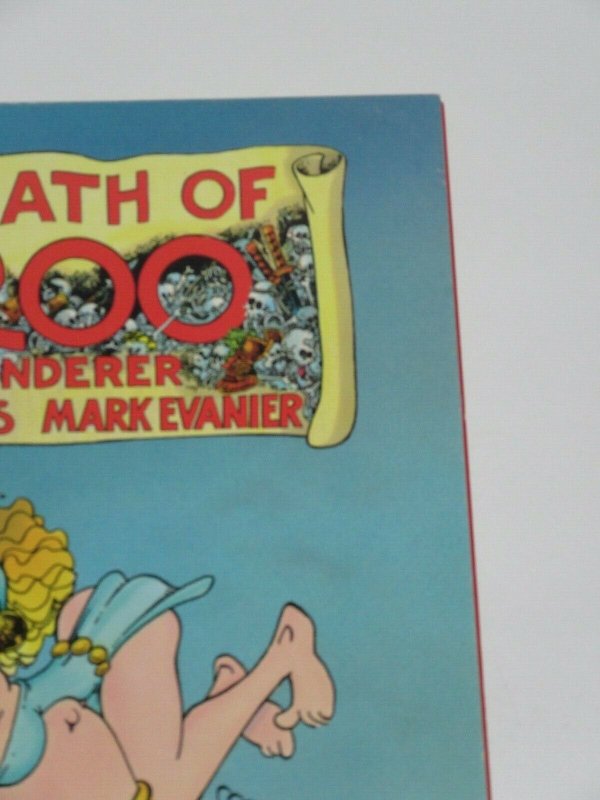 Death of Groo The Wanderer 2nd Printing 1987 Marvel Epic Graphic Novel VF