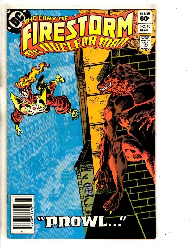 Lot Of 7 Firestorm The Nuclear Man DC Comic Books # 4 5 6 7 8 9 10 Batman CR22