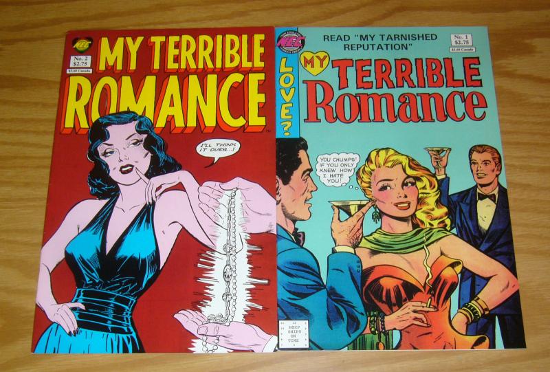 My Terrible Romance #1-2 VF/NM complete series - nec comics - signed by editor