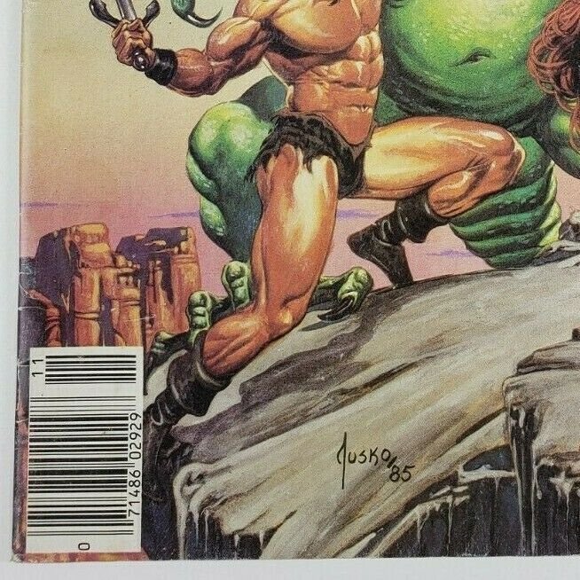 Savage Sword of CONAN #118 Joe Jusko Cover 1985 Marvel Comics 
