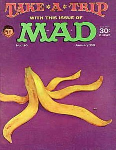 Mad #116 GD ; E.C | low grade comic January 1968 banana peel