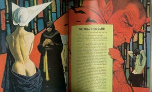 TRUE PULP MAG-NOV 1959-WEIRD MENACE-VIP CARTOON ART- VG