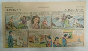 Superman Sunday Page 1056 by Wayne Boring from 1/24/1960 Size 7.5 x 15 inches