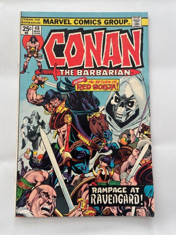 Conan The Barbarian # 48 VF Marvel Comic Book Barry Smith Kull Sonja 11 LI7