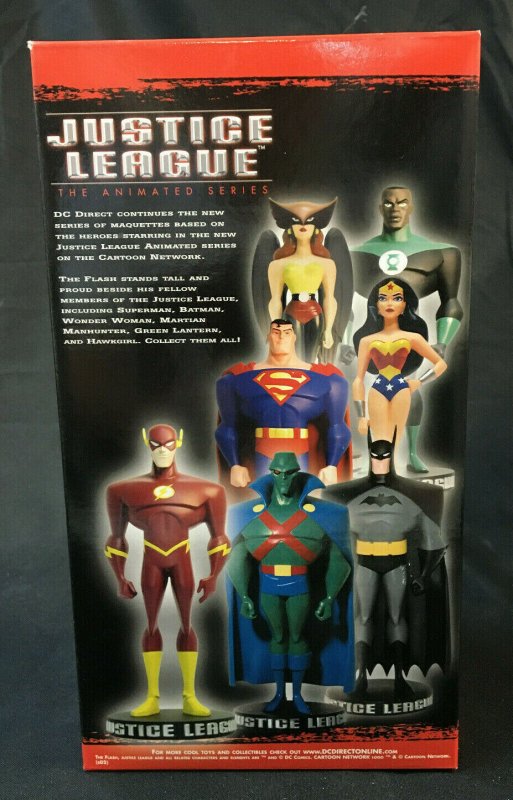 THE FLASH MAQUETTE JUSTICE LEAGUE ANIMATED MIB 1544/4500