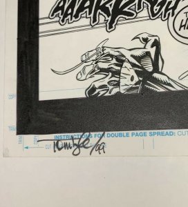 Spider-man 53 Original Art Page 16 20 Scarlet Spider V Venom Tom Lyle 1/2 Splash