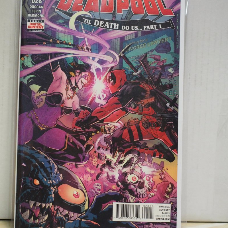 Deadpool #28 (2017) NM Unread