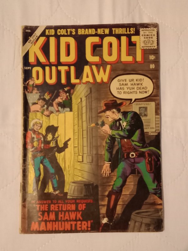 Kid Colt Outlaw #80 (1958) EA2