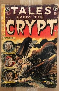 Tales from the Crypt #45 (1955)Last issue&end of era! Taped reader w/Davis cover