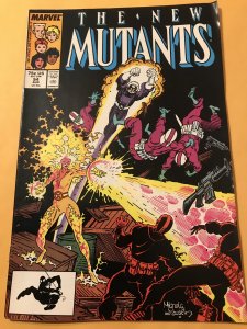 The New Mutants #54 : Marvel 8/87 Fn+; Mignola & Terry Austin cover, D&D ad