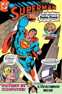 Superman: Radio Shack Giveaway  Victory by Computer #1, NM + (Stock photo)