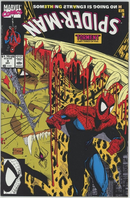 Spider-Man #3 (1990) - 9.4 NM *Torment Part 3*