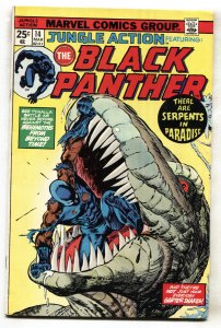 JUNGLE ACTION #14 --1974-- BLACK PANTHER -- comic book